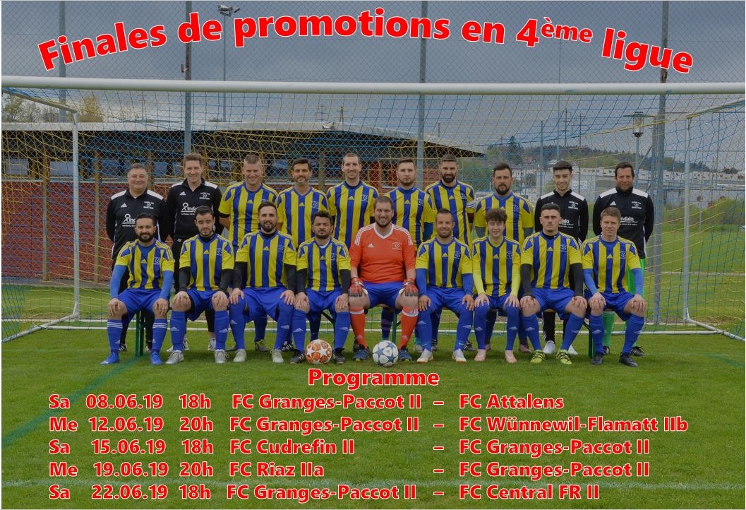 Image Finales de promotions en 4ème ligue