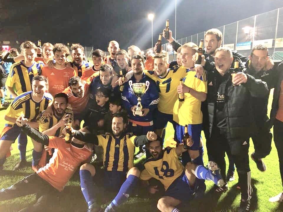 Image Le FC Granges-Paccot II est champion de la net+ Fribourg cup de 5ème ligue !