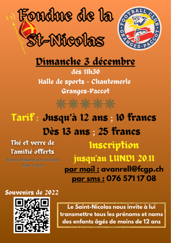 Image Fondue de la Saint-Nicolas 2023